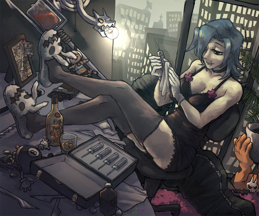 Fan art of a video game character from Skullgirls 01